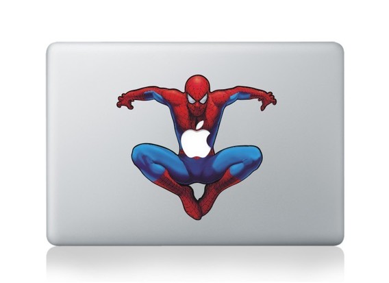 Spiderman macbook decal and sticker