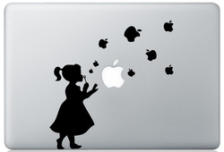 Banksy Balloon Macbook Decal and Stickers