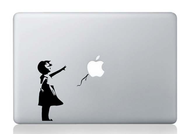 Banksy: Balloon Macbook Decal and sticker