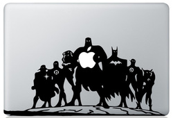The Justice League Macbook Decal and Stickers