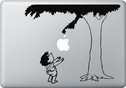 The giving tree macbook sticker and decal