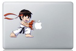 Baby Ryu macbook sticker and decal